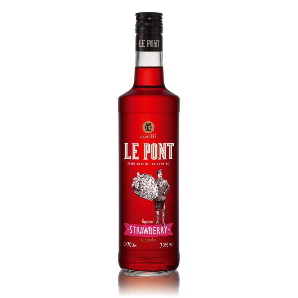 LE PONT LIQUER STRAWBERRY 15% 700 ML