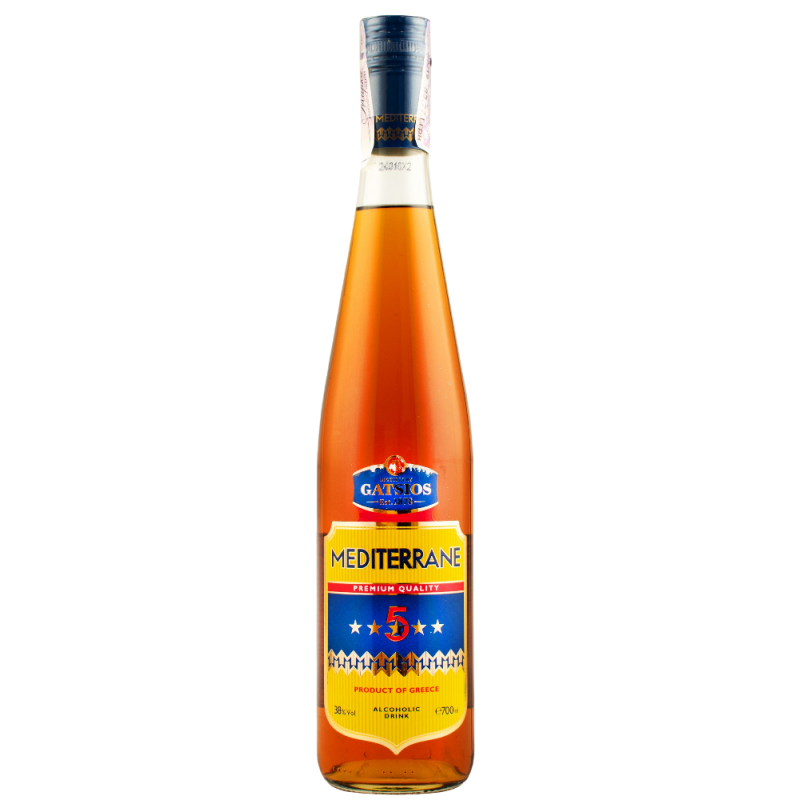 MEDITERRANE BRANDY 5 YJE 38% 700 ML